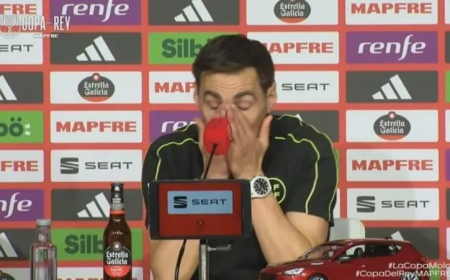 حكم نهائي كأس الملك ينهار باكياً بسبب ضغوطات ريال مدريد