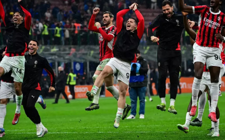 كأس إيطاليا: ميلان يتغلب على إنتر ميلان ويبلغ النهائي