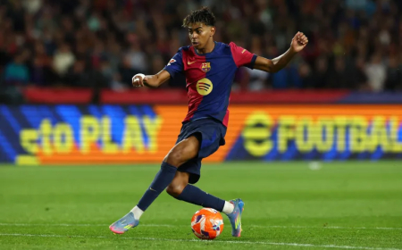 رقم جديد ينتظر لامين جمال أمام إنتر ميلان