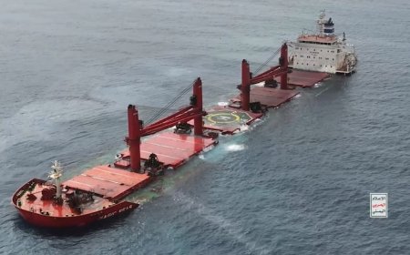 واشنطن: تسرب 17 ألف طن نترات الأمونيوم من سفينة أغرقها الحوثيون 