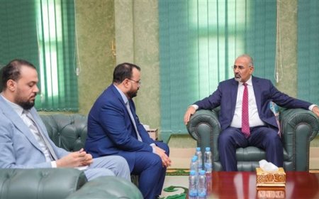 اللواء الزُبيدي يشدد على استكمال مشاريع صيانة الطرق في العاصمة عدن وبقية المحافظات