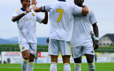 استعداداً للموسم الجديد…رونالدو يقود النصر لانتصار ودي مثير على تولوز الفرنسي في النمسا