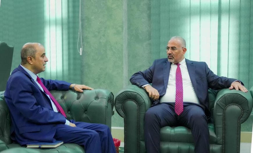 رئيس المجلس الانتقالي الجنوبي يشدد على تسريع وتيرة الأداء الحكومي في الملفات الاقتصادية والخدمية