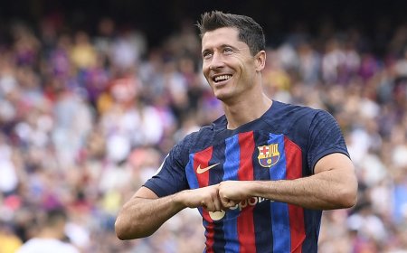 برشلونة يعلن إصابة ليفاندوفسكي و استبعاده من مواجهة كومو