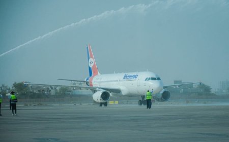 اليمنية تعزز أسطولها… وصول “مملكة أوسان” إلى مطار عدن