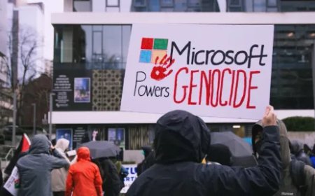 محتجون يقتحمون مكتب رئيس مايكروسوفت احتجاجًا لتعاونه مع الجيش الإسرائيلي.. و سميث يلوّح بالعقوبات