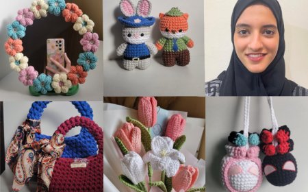 حوار صحفي مع مريم عادل مُبدعة فن الكروشية