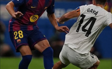 برشلونة يكتسح فالنسيا بسداسية ويستعيد بريقه قبل موقعة نيوكاسل