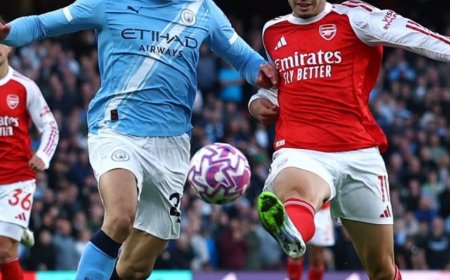 تعادل مثير بين أرسنال ومانشستر سيتي في قمة البريميرليغ