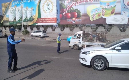 شرطة السير بعدن تدشّن حملة مرورية واسعة لضبط المركبات المخالفة