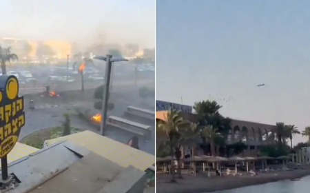 22 إصابة.. مسيرة تخترق الدفاعات الإسرائيلية و تسقط في إيلات