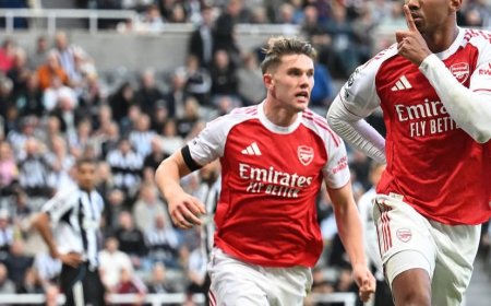 آرسنال يقلب الطاولة على نيوكاسل ويشدد ملاحقته لليفربول