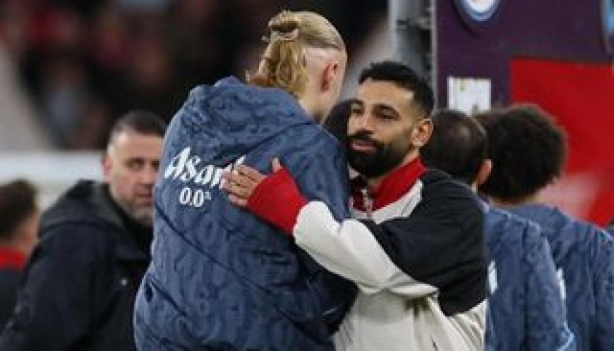 بين محمد صلاح وإيرلينغ هالاند.. صراع من نوع آخر في البريميرليغ