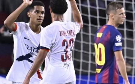 باريس سان جيرمان يحسم قمة الأبطال أمام برشلونة رغم الغيابات