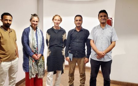 رئيس المنتدى الشبابي للتنمية السياسية أصيل محمد يبحث مع السفيرة الهولندية تعزيز دور الشباب في دعم السلام الشامل