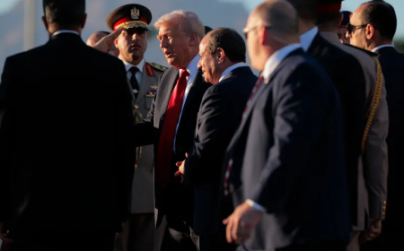 ترامب يصل شرم الشيخ لحضور قمة السلام حول غزة