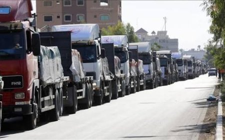 إسرائيل تبلغ الأمم المتحدة بتقليل دخول المساعدات اليومية إلى نصف العدد المتفق عليه سابقاً