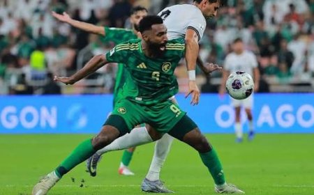 تعادل المنتخب السعودي و العراقي وتأهل السعودية لكأس العالم 2026