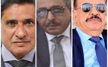 حسن باعوم يتلقى اتصالين من البحسني وبن بريك للاطمئنان على صحته وبحث أوضاع حضرموت