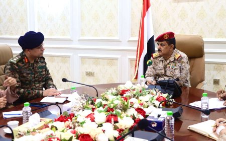 وزير الدفاع يبحث مع الملحق العسكري الهندي تعزيز التعاون المشترك