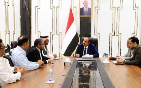 محافظ حضرموت يناقش مع مركز الملك سلمان للإغاثة إطلاق مشروعين صحيين حيويين في المحافظة