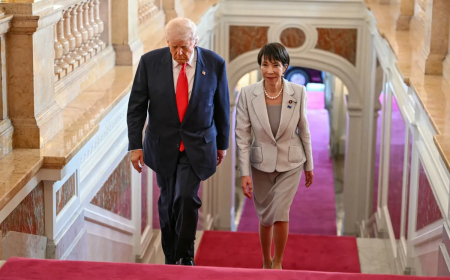  ترامب يلتقي رئيسة وزراء اليابان الجديدة في طوكيو لمباحثات حول التجارة والأمن