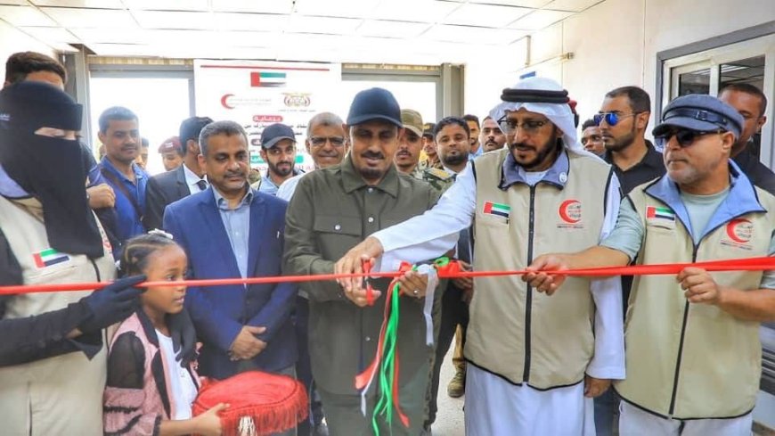 “نهر الحياة”.. مبادرة إنسانية إماراتية تُعيد الأمل لأطفال حضرموت