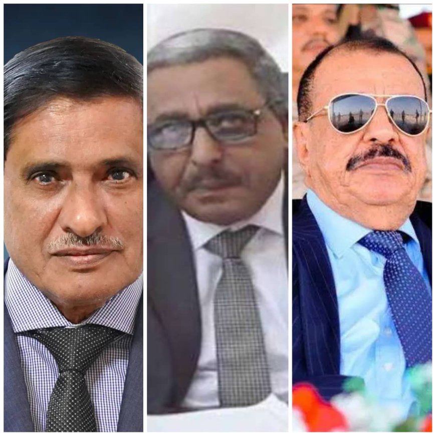حسن باعوم يتلقى اتصالين من البحسني وبن بريك للاطمئنان على صحته وبحث أوضاع حضرموت