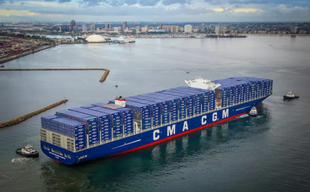 سفينة حاويات عملاقة تعود للبحر الأحمر.. هل يبدأ الطريق التجاري العالمي بالتعافي؟