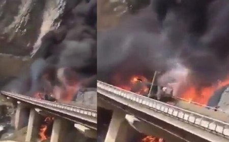 مأساة في المدينة المنورة.. عشرات القتلى الهنود في اصطدام مروع بين حافلتهم وصهريج نفط ( فيديو )