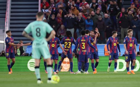 برشلونة يكتسح بيلباو برباعية في ليلة عودة “السبوتيفاي كامب نو”