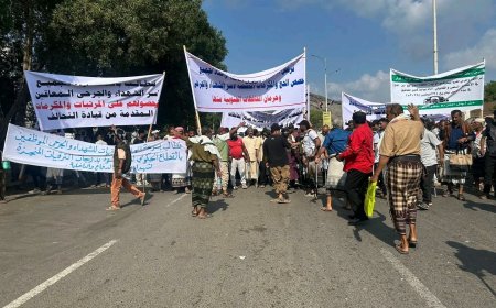 اللجنة التحضيرية لجرحى الحرب وأسر الشهداء تصدر بيانها قبيل انطلاق الاعتصام أمام قصر المعاشيق بعدن