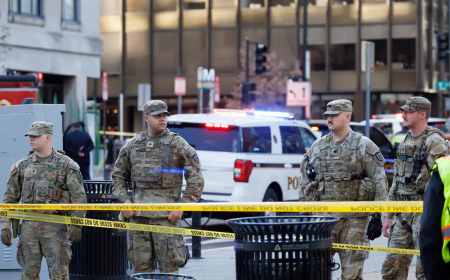 شرطة واشنطن تعلن توقيف المشتبه به بإطلاق النار على عنصرين من الحرس الوطني