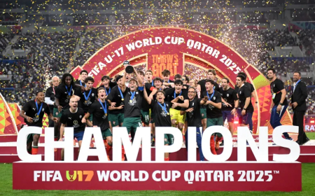 مراسم تتويج المنتخب البرتغالي بطلاً لكأس العالم تحت 17 سنة