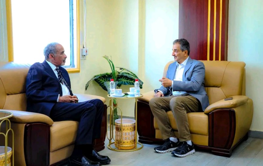 الفريق الركن محمود الصُبيحي يناقش مع محافظ العاصمة عدن مستجدات الأوضاع