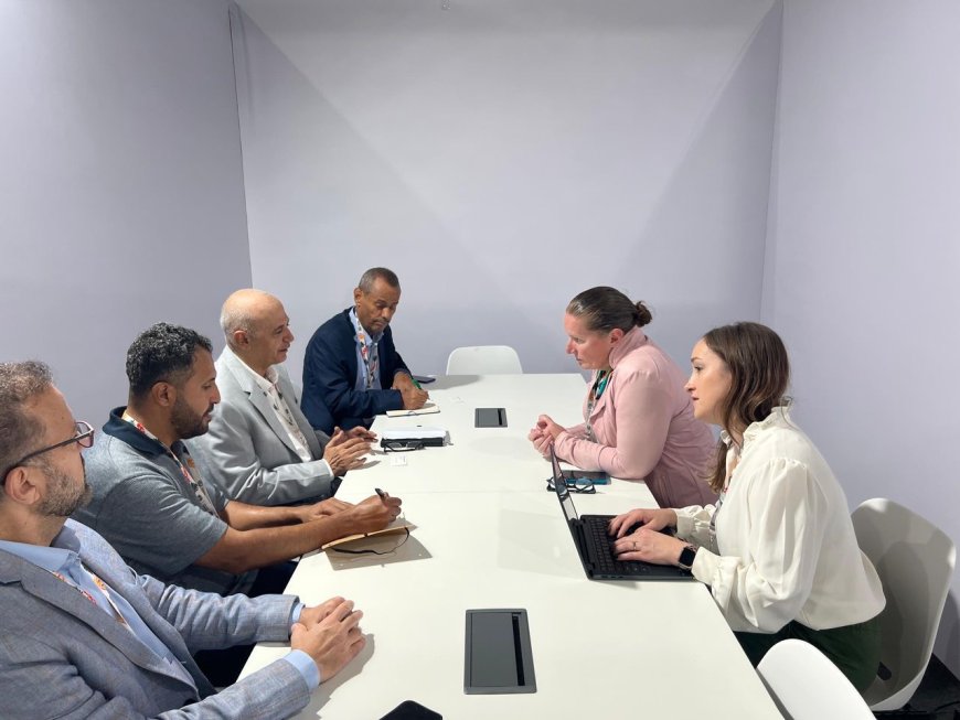 الشرجبي يبحث مع البنك الدولي تعزيز التعاون في مجالات التغير المناخي وقطاع المياه