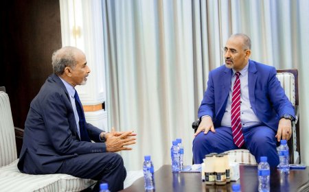 اللواء عيدروس الزُبيدي يبحث مع الفريق الصبيحي مستجدات الأوضاع العسكرية والأمنية