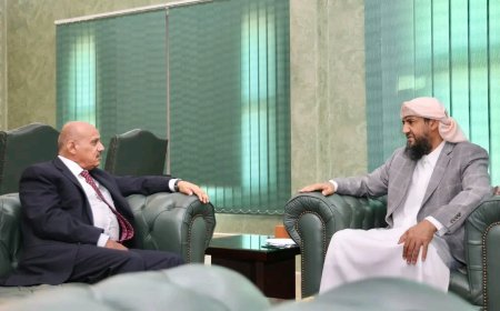 المحرّمي يلتقي محافظ البنك المركزي ويؤكد دعم جهود الاستقرار النقدي