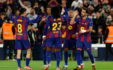 برشلونة يواصل الانتصارات ويُسقط أوساسونا بثنائية رافينيا