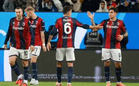 بولونيا يتجاوز إنتر ميلانو بركلات الترجيح ويتأهل لنهائي كأس السوبر الإيطالية