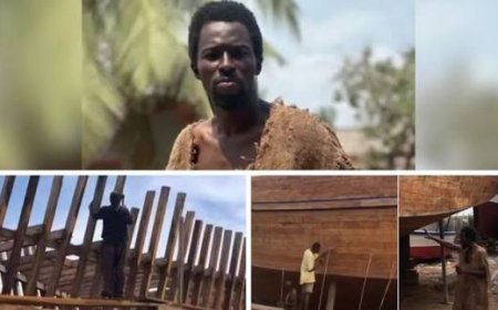 شاب غاني يدّعي النبوة ويبني سفنًا استعدادًا لطوفان عالمي مزعوم