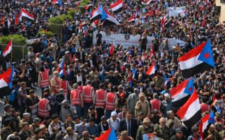 مليونية جماهيرية حاشدة في شبوة دعمًا للقوات المسلحة الجنوبية والمطالبة بإعلان دولة الجنوب العربي