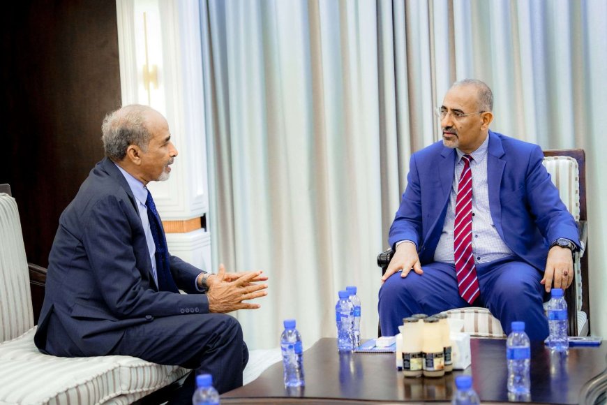 اللواء عيدروس الزُبيدي يبحث مع الفريق الصبيحي مستجدات الأوضاع العسكرية والأمنية