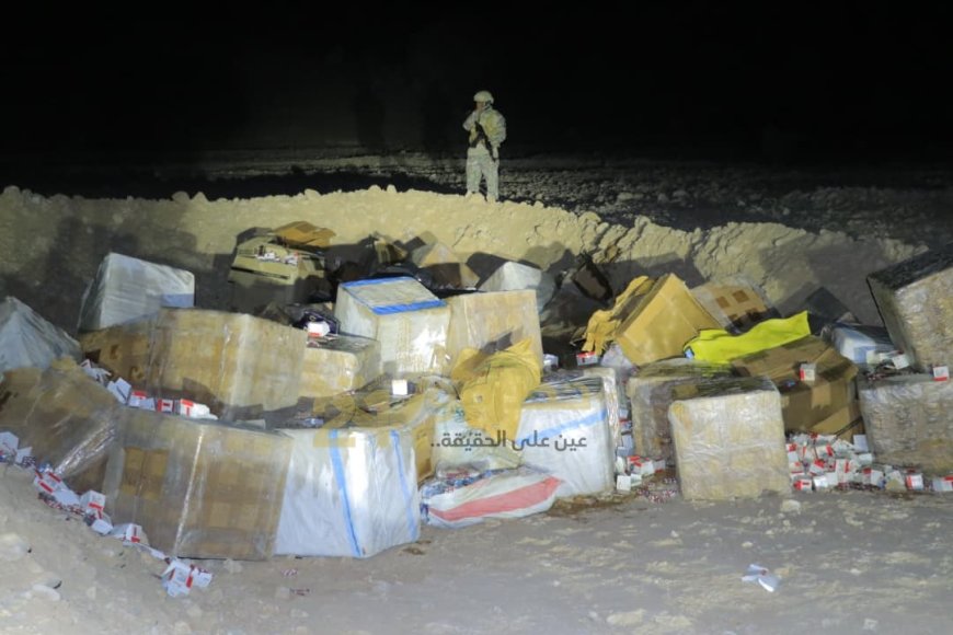 حصري:ضبط 10 أطنان من المخدرات داخل مخازن المنطقة العسكرية الأولى بوادي حضرموت