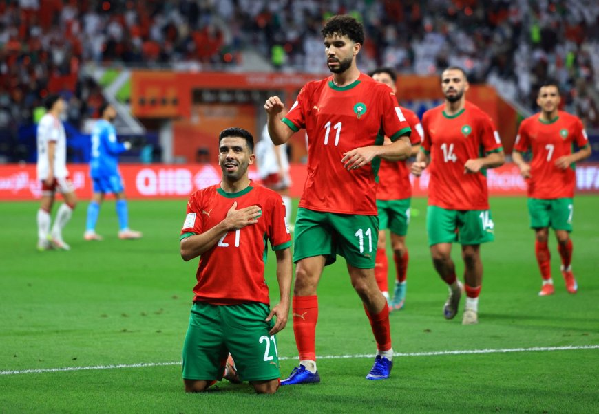 المغرب يعبر الإمارات بثلاثية نظيفة ويبلغ نهائي كأس العرب