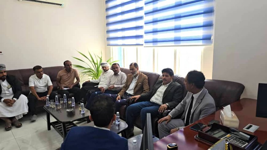 باعوم يلتقي قيادات شركة النفط والسلطة المحلية بسيئون لمراجعة نتائج النزول الميداني