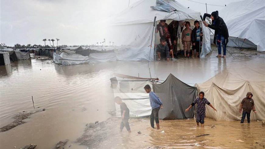 غزة تواجه خطرًا صحيًا متصاعدًا وسط منع إدخال معدات الصرف والكرفانات