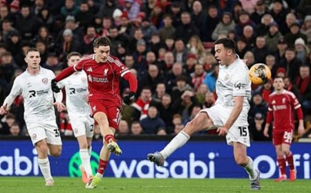 ليفربول يتأهل في كأس الاتحاد الإنجليزي بعد فوز كبير على بارنسلي