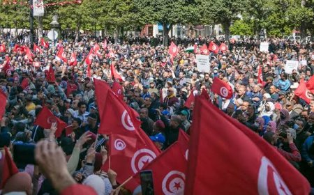 مظاهرات جديدة في تونس ضد سياسات الرئيس قيس سعيد