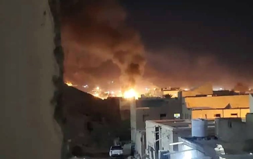 السعودية تنفذ غارة جوية على معسكر في مدينة القطن بمحافظة حضرموت